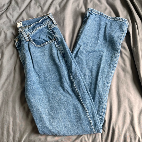 abercrombie & fitch the baggy mid rise jeans - Picture 1 of 3
